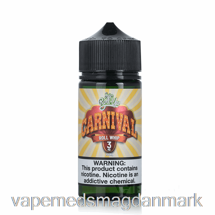 Vape Væske Roll Pisk - Karneval - Juice Roll-upz E-væske - 100ml 3mg